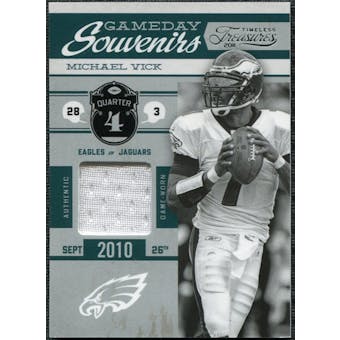 2011 Timeless Treasures Game Day Souvenirs 4th Quarter #2 Michael Vick /250