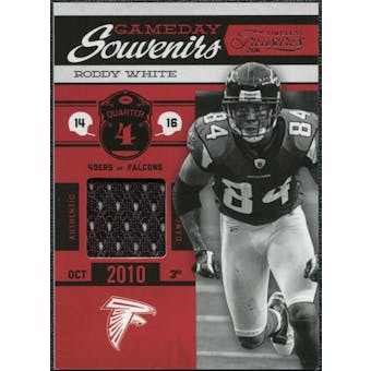 2011 Timeless Treasures Game Day Souvenirs 4th Quarter #8 Roddy White /115