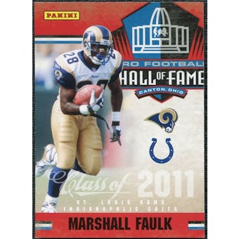 2011 Panini Timeless Treasures Hall of Fame #10 Marshall Faulk