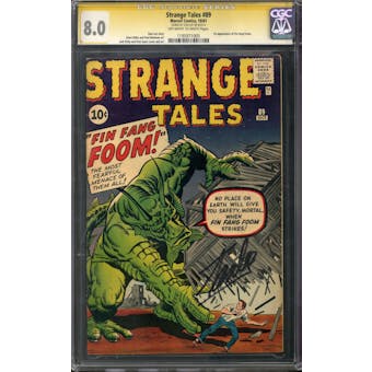 Strange Tales #89 CGC 8.0 Stan Lee Signature Series (OW-W) *1195971005*