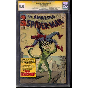 Amazing Spider-Man #20 CGC 4.0 (OW) Stan Lee Signautre Series *1196030002*