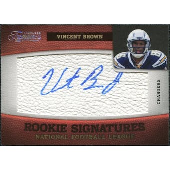 2011 Panini Timeless Treasures Silver #221 Vincent Brown Autograph /25