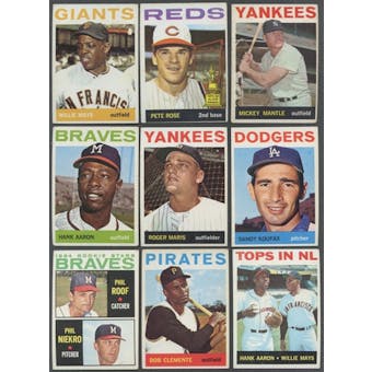 1964 Topps Baseball Complete Set (VG-EX)