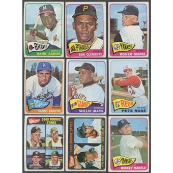 1965 Topps Baseball Complete Set (VG-EX)