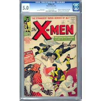 X-Men #1 CGC 5.0 (C-OW) *1197567002*