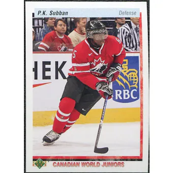 2010/11 Upper Deck 20th Anniversary Parallel #548 P.K. Subban CWJ