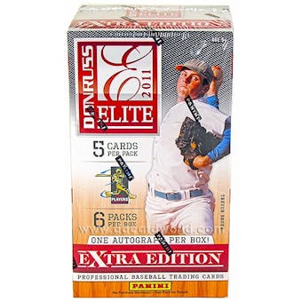 2011 Donruss Elite Extra Edition Baseball 6-Pack Box (1 Auto Card Per Box)!!