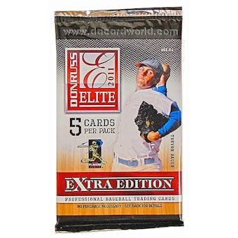 2011 Donruss Elite Extra Edition Baseball Hobby Pack