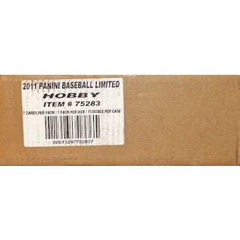 2011 Panini Limited Baseball Hobby 15-Box Case