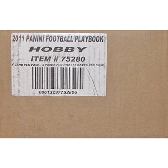 2011 Panini Playbook Football Hobby 10-Box Case