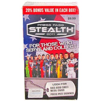 2011 Press Pass Stealth Racing 4-Pack Box