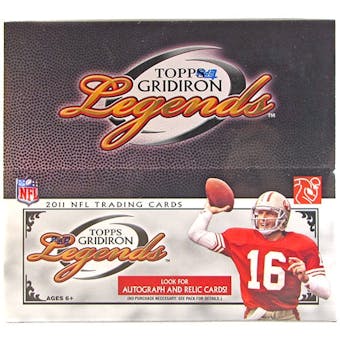 2011 Topps Gridiron Legends Football 12-Pack Box