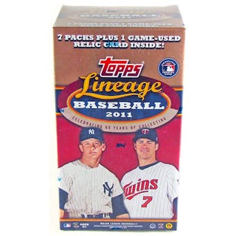 2011 Topps Lineage Baseball 7-Pack Box