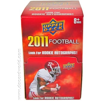 2011 Upper Deck Football Retail 48-Pack Box - KAEPERNICK AND NEWTON ROOKIES!