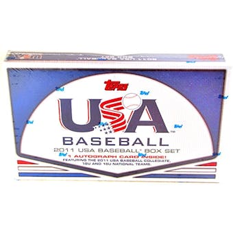 2011 Topps USA Baseball Team Retail Factory Set (Box) - 1 Autograph per set!