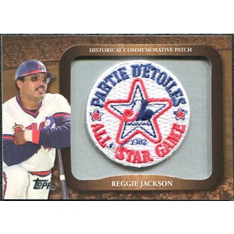 2009 Topps Legends Commemorative Patch #LPR143 Reggie Jackson