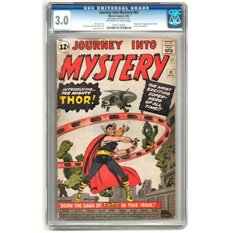 Journey Into Mystery #83 CGC 3.0 (OW-W) *1201276001*