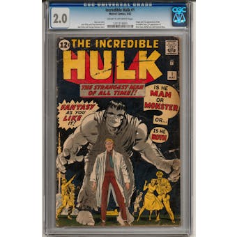 Incredible Hulk #1 CGC 2.0 (C-OW) *1201374003*