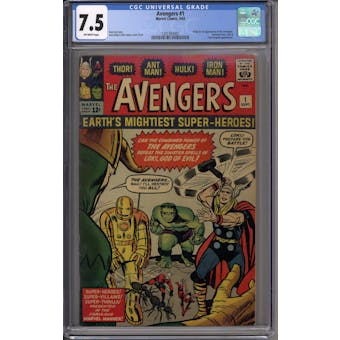 Avengers #1 CGC 7.5 (OW) *1201953001*