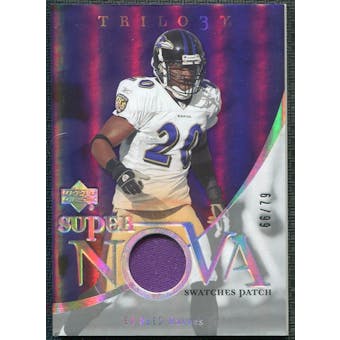 2007 Upper Deck Trilogy Supernova Swatches Patch #ER Ed Reed 66/79