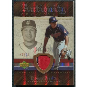 2007 Upper Deck Artifacts Antiquity Artifacts Patch #PE Jhonny Peralta 43/50