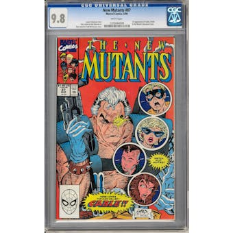New Mutants #87 CGC 9.8 (W) *1203644008*