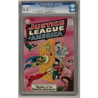 Justice League of America #2 CGC 6.5 (C-OW) *1203781004*