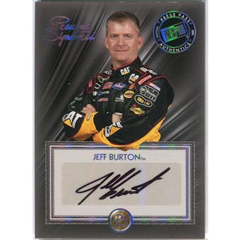 2010 Press Pass Premium Signatures #PSJB Jeff Burton Autograph
