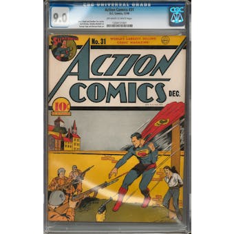 Action Comics #31 CGC 9.0 (OW-W) *1204151001*
