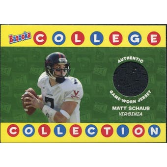 2004 Topps Bazooka College Collection Jerseys #BCCMS Matt Schaub