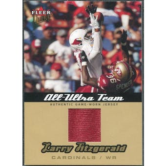 2005 Fleer Ultra All-Ultra Team Jerseys Gold #LF Larry Fitzgerald