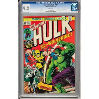Incredible Hulk #181 CGC 9.2 (W) *1205126001*