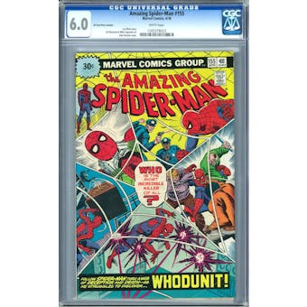 Amazing Spider-Man #155 CGC 6.0 (W) *1205378023*