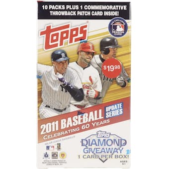 2011 Topps Update Baseball 10-Pack Blaster Box