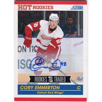 2010/11 Score Signatures #606 Cory Emmerton RC Autograph