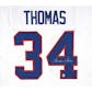 Thurman Thomas Autographed Buffalo Bills White Football Jersey