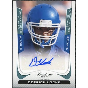 2011 Panini Prestige Draft Picks Rights Autographs #235 Derrick Locke /1499