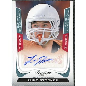 2011 Panini Prestige Draft Picks Rights Autographs #262 Luke Stocker /599