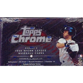 1999 Topps Chrome Series 2 Baseball Hobby Box