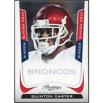 2011 Panini Prestige Xtra Points Red #278 Quinton Carter /100