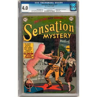 Sensation Mystery #111 CGC 4.0 (C-OW) *1209585028*