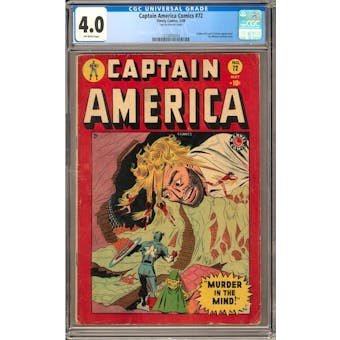 Captain America Comics #72 CGG 4.0 (OW) *1210005003*