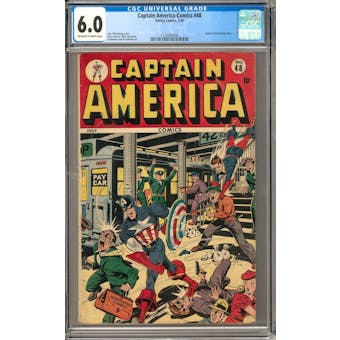 Captain America Comics #48 CGC 6.0 (OW-W) *1210005006*