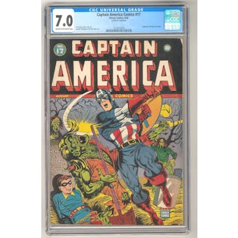 Captain America Comics #17 CGC 7.0 (C-OW) *1210375003*