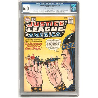Justice League of America #10 CGC 6.0 (C-OW) *1211301002*
