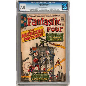 Fantastic Four #26 CGC 7.0 (C-OW) *1211310009*