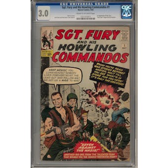 Sgt Fury and his Howling Commandos #1 CGC 3.0 (C-OW) *1211315011*