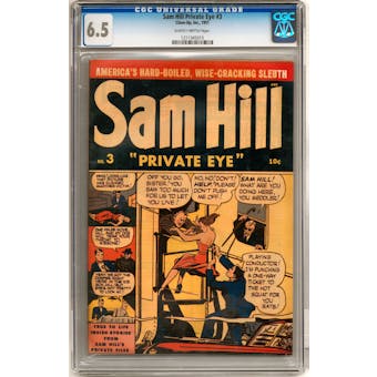 Sam Hill Private Eye #3 CGC 6.5 (SB) *1211345015*