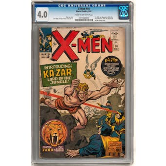 X-Men #10 CGC 4.0 (C-OW) *1211360005*