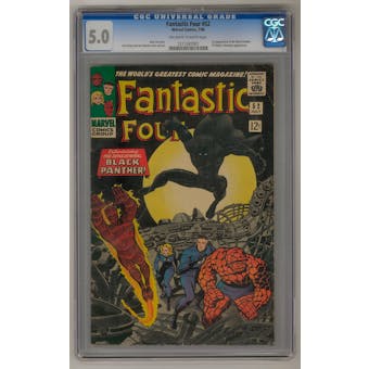 Fantastic Four #52 CGC 5.0 (OW-W) *1211387001*